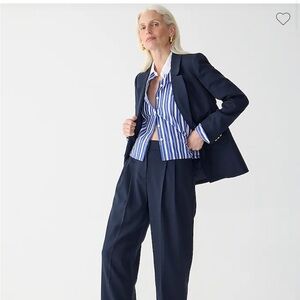 JCrew Wide-leg essential pant in Italian city wool blend